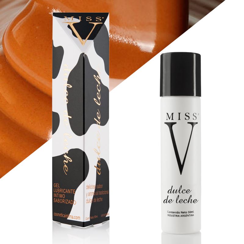 Gel lubricante saborizado - Miss V Dulce de leche
