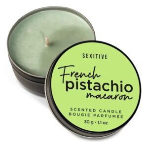 Vela para masajes pistacho