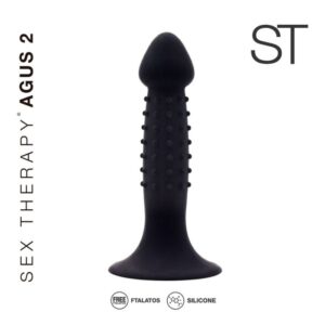 Dildo texturado de silicona Agus 2