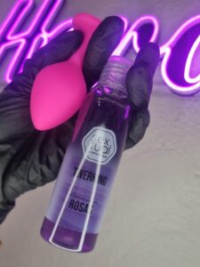Plug silicona + Lubricante anal