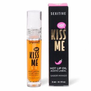 Aceite Labial sabor mango con efecto calor para sexo oral